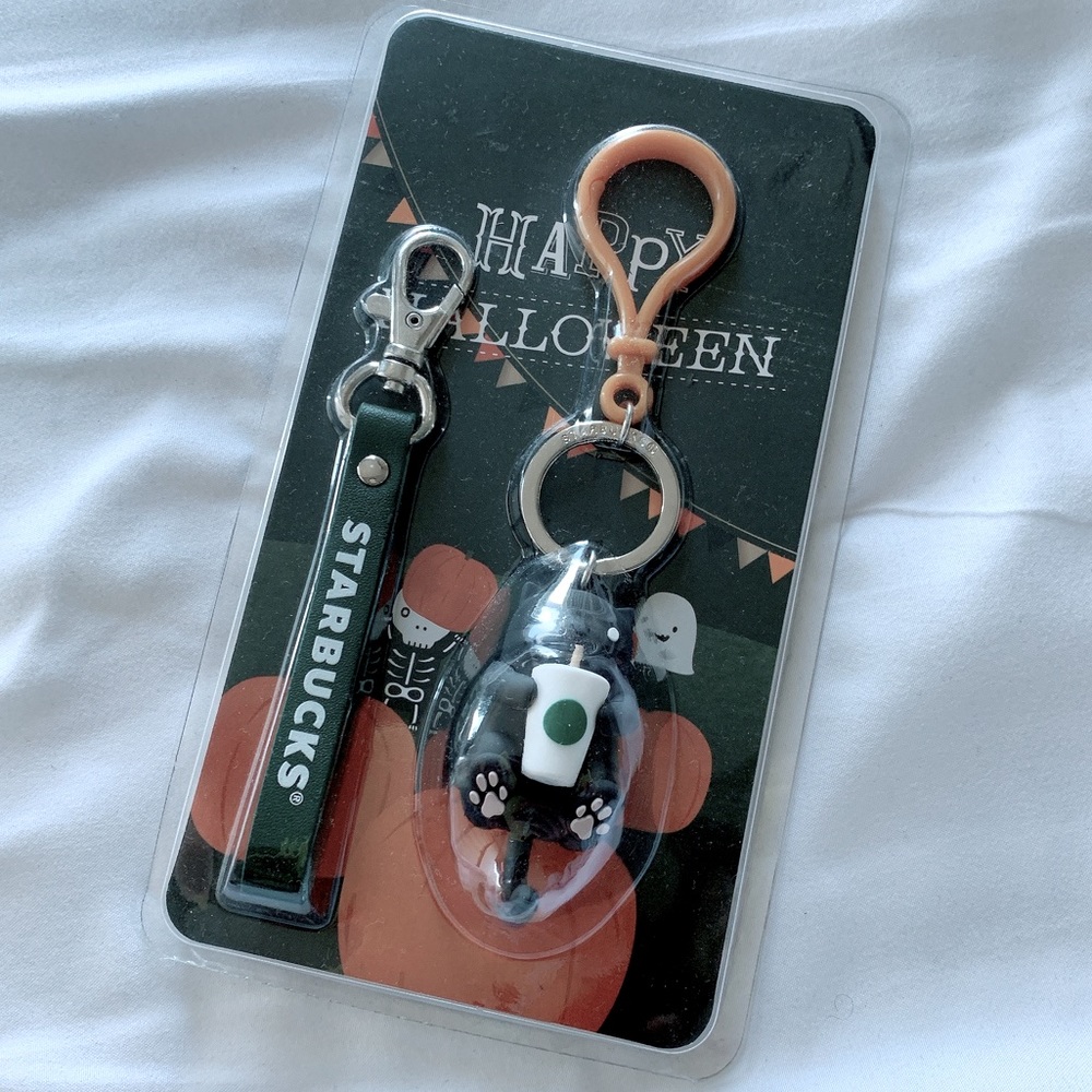 Starbucks Halloween Key Rings 🐈‍⬛ 🎃